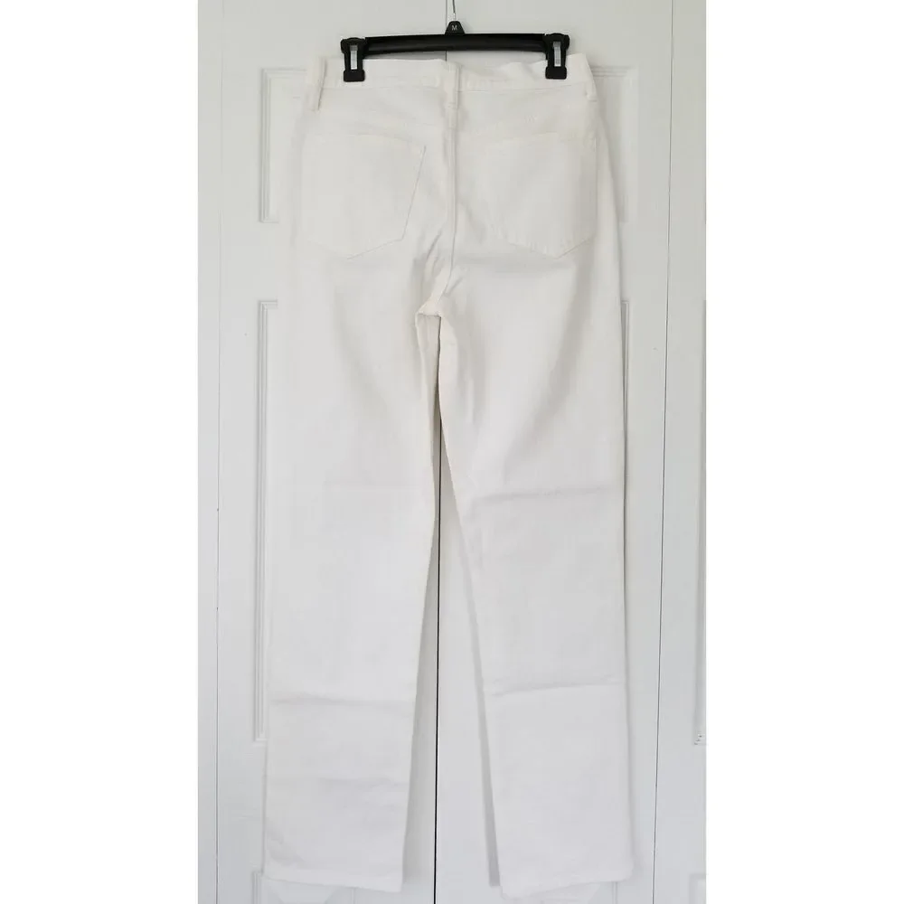 FLAW - J. Crew Classic Straight Jeans Size‎ 27 White NWD $148 BX975